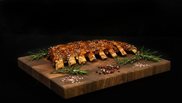 Voorgegaarde Kalfs Spare-ribs Honing