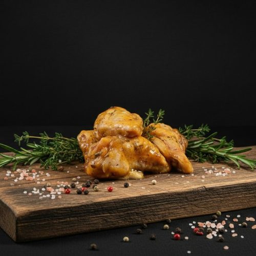 Gemarineerde kippenvleugels curry